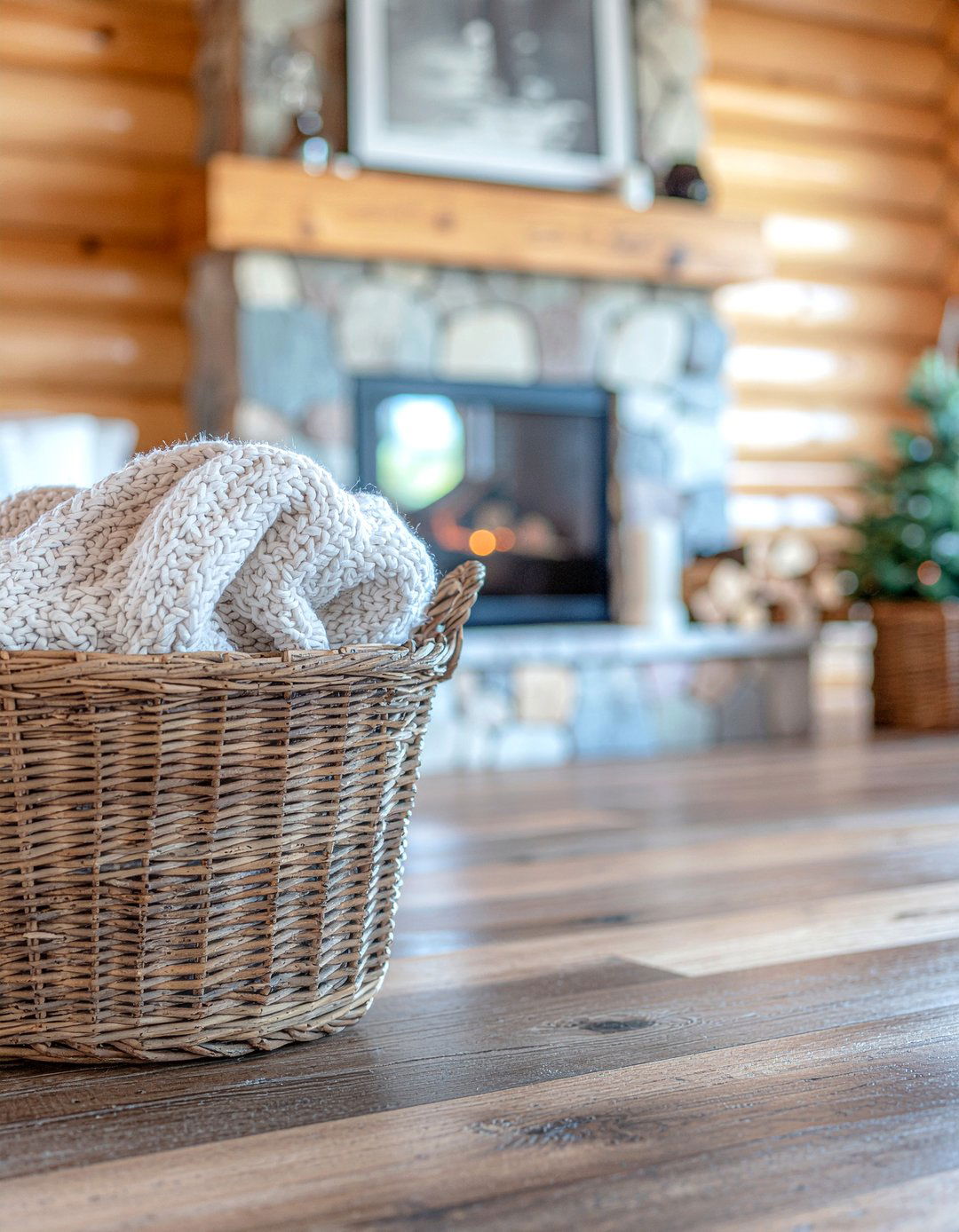 Rustic reclaimed wood tv unit - 30 living room tv console ideas