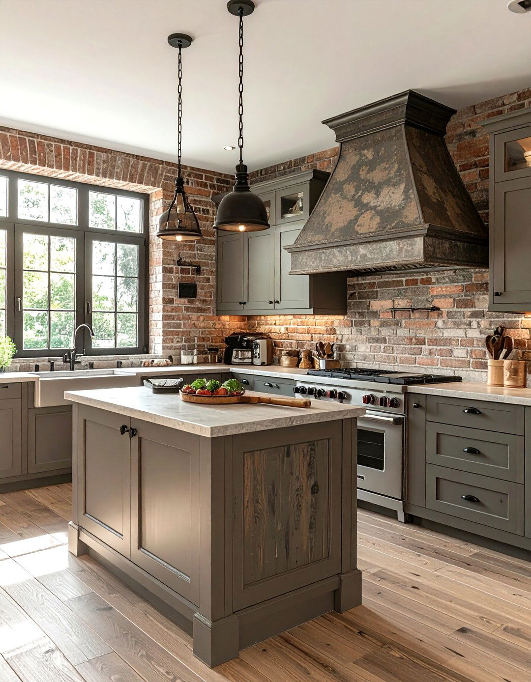 Rustic taupe kitchen - 30 taupe kitchen ideas