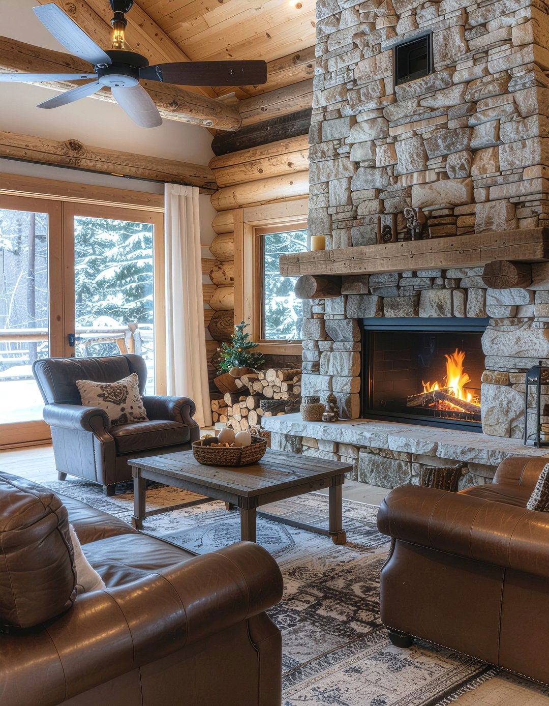 Rustic taupe living room - 30 taupe living room ideas