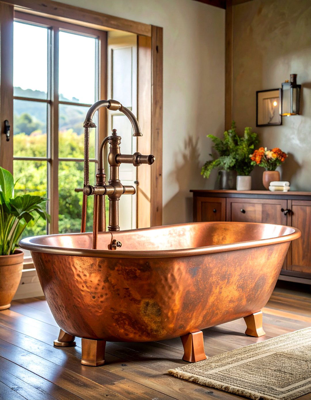 Rustic tub faucet - 30 bathtub faucet ideas