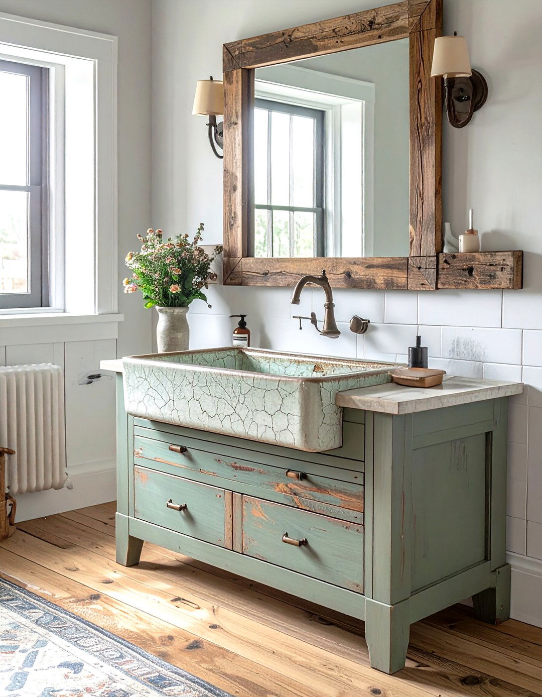 Rustic vessel sink - 30 vessel sink ideas