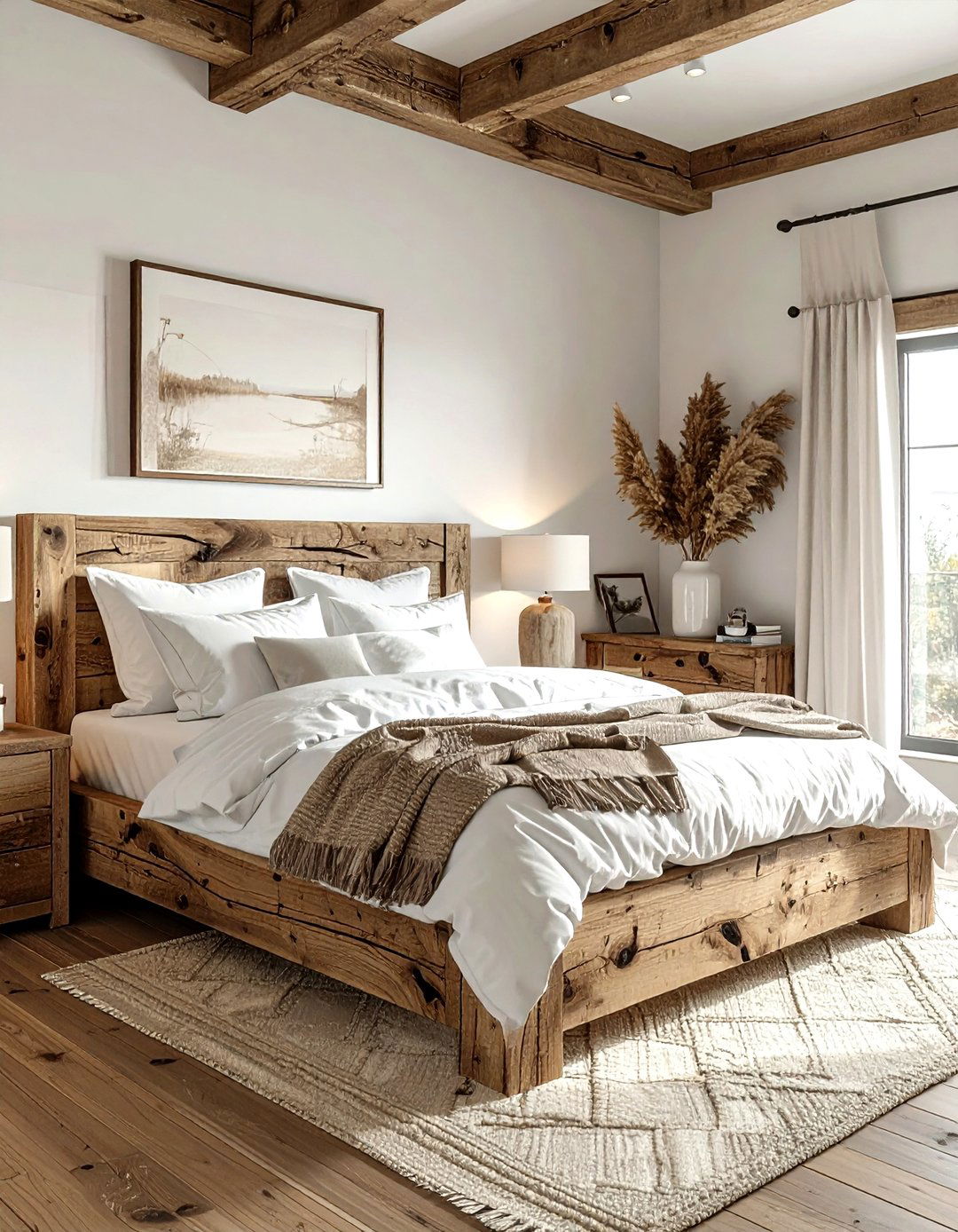 Rustic wood bedroom - 30 masculine bedroom ideas