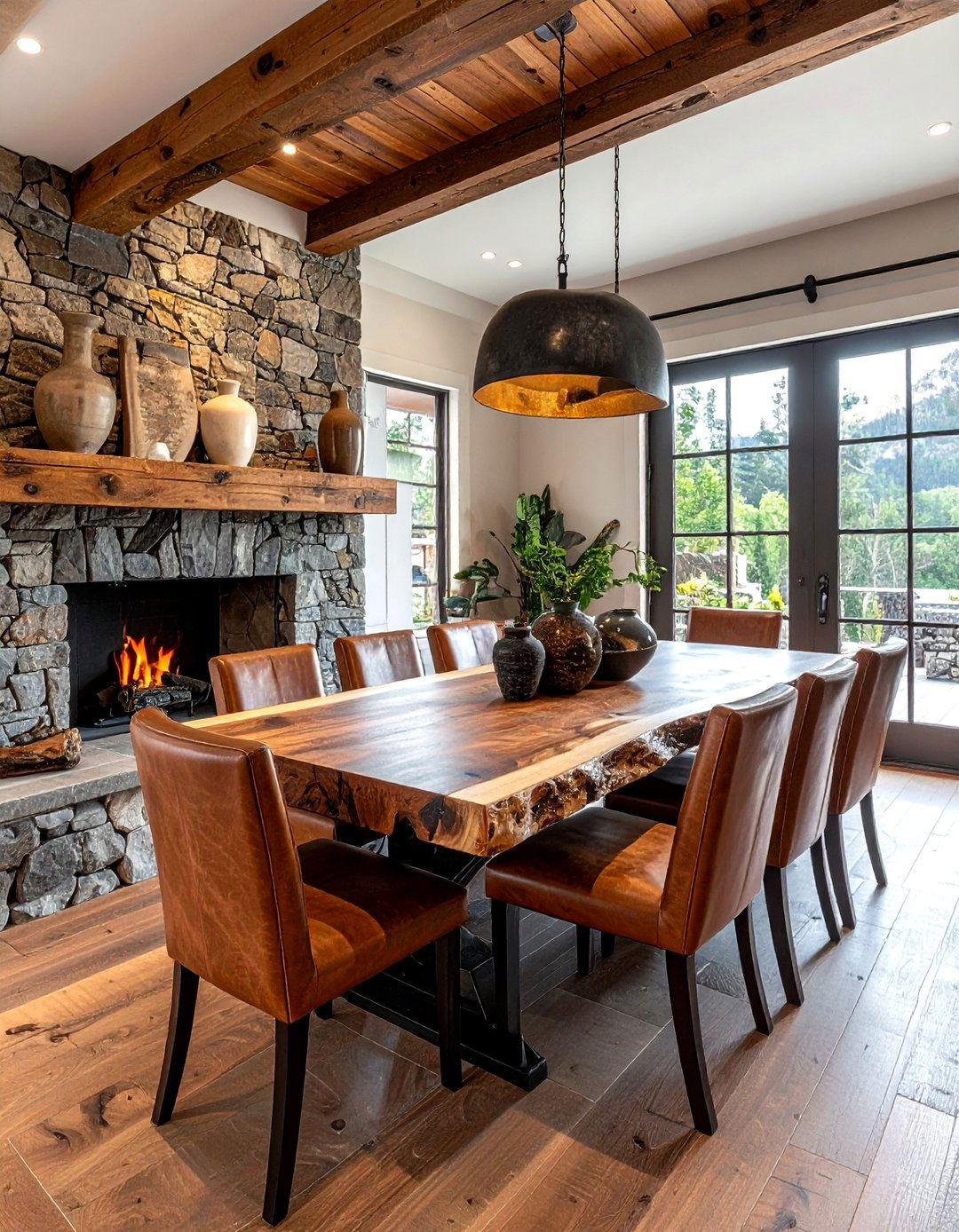 Rustic wood dining room - 30 one-of-a-kind dining room ideas