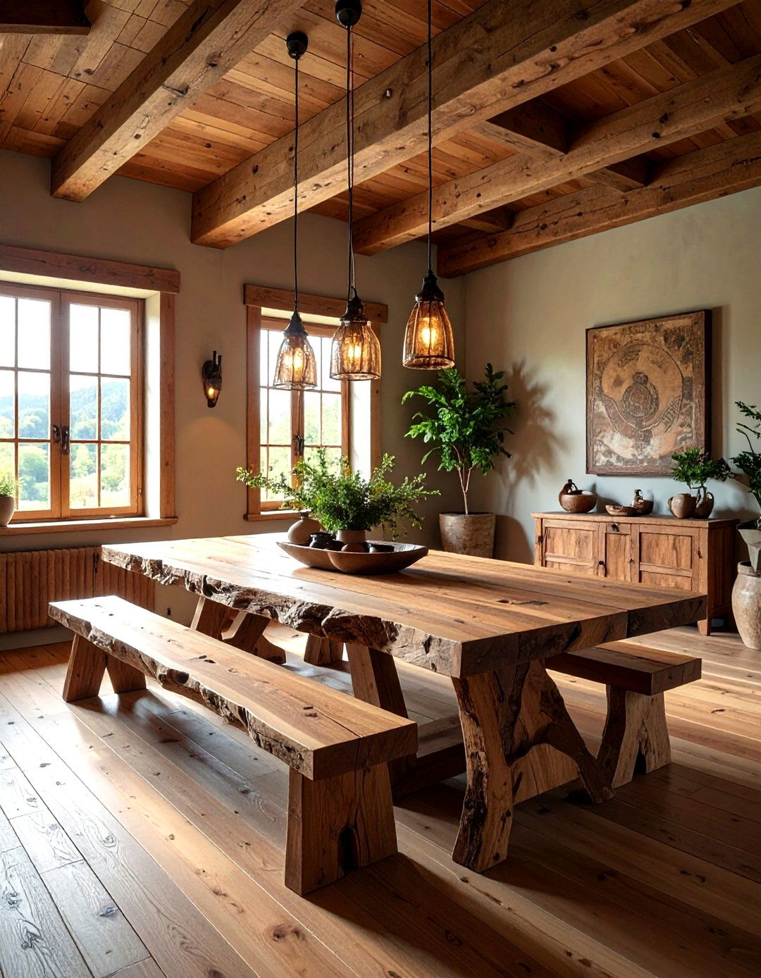 Rustic wood dining room - 30 memorable dining room ideas