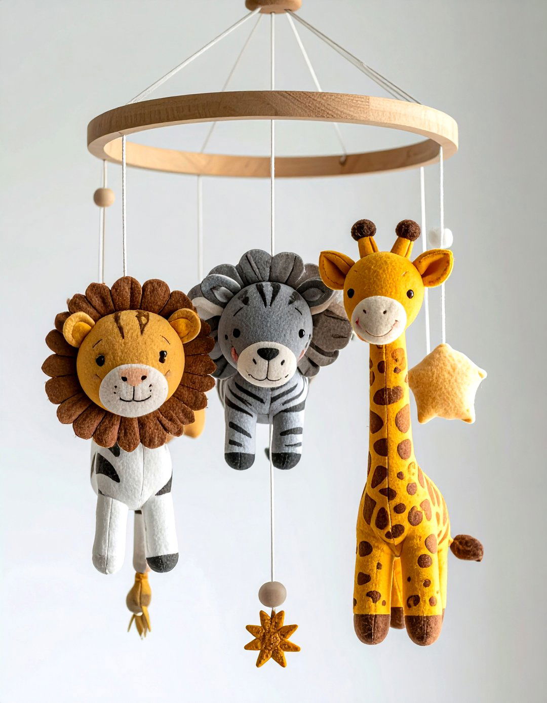 Safari Animal Nursery Mobile - 30 nursery mobile ideas