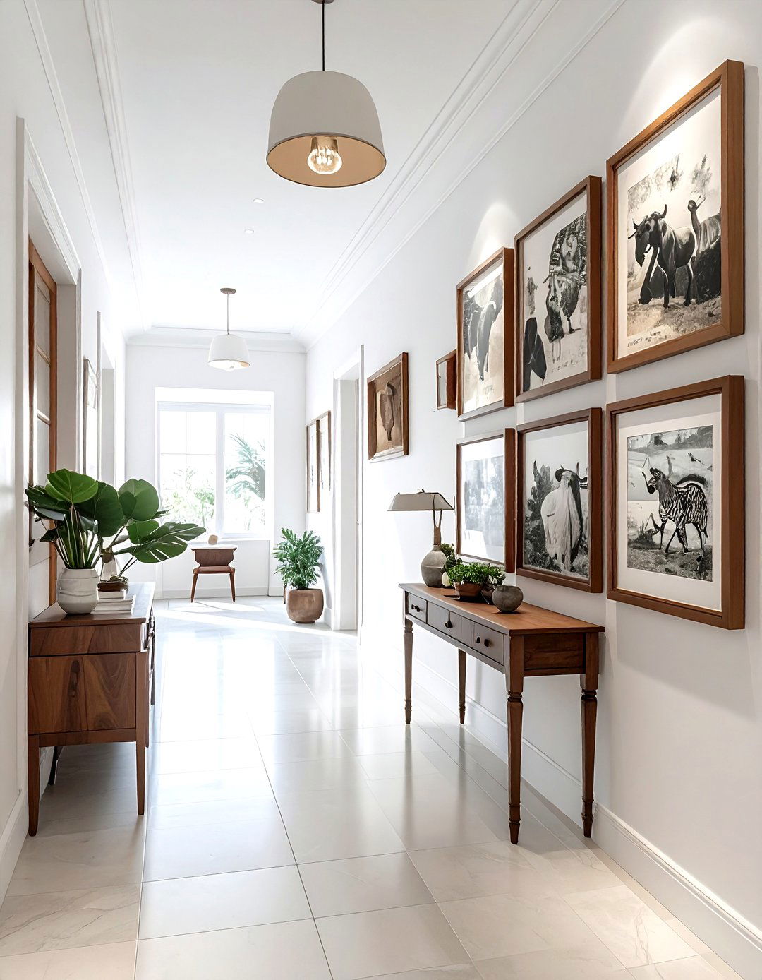 Safari Gallery Wall - 30 safari decor ideas