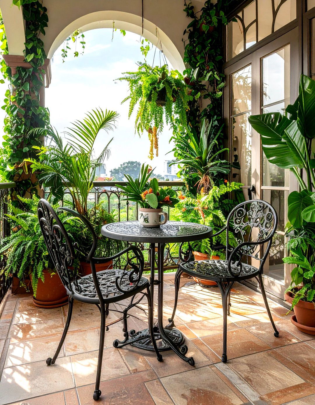 Safari Greenery Balcony - 30 safari decor ideas