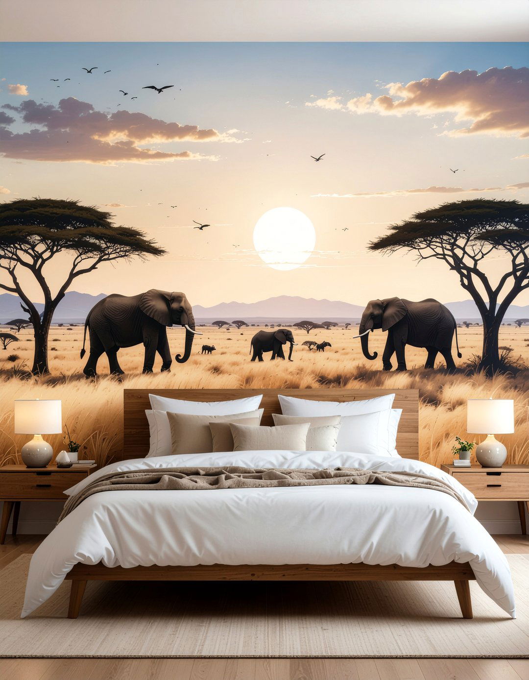 Safari Wall Mural - 30 safari bedroom ideas