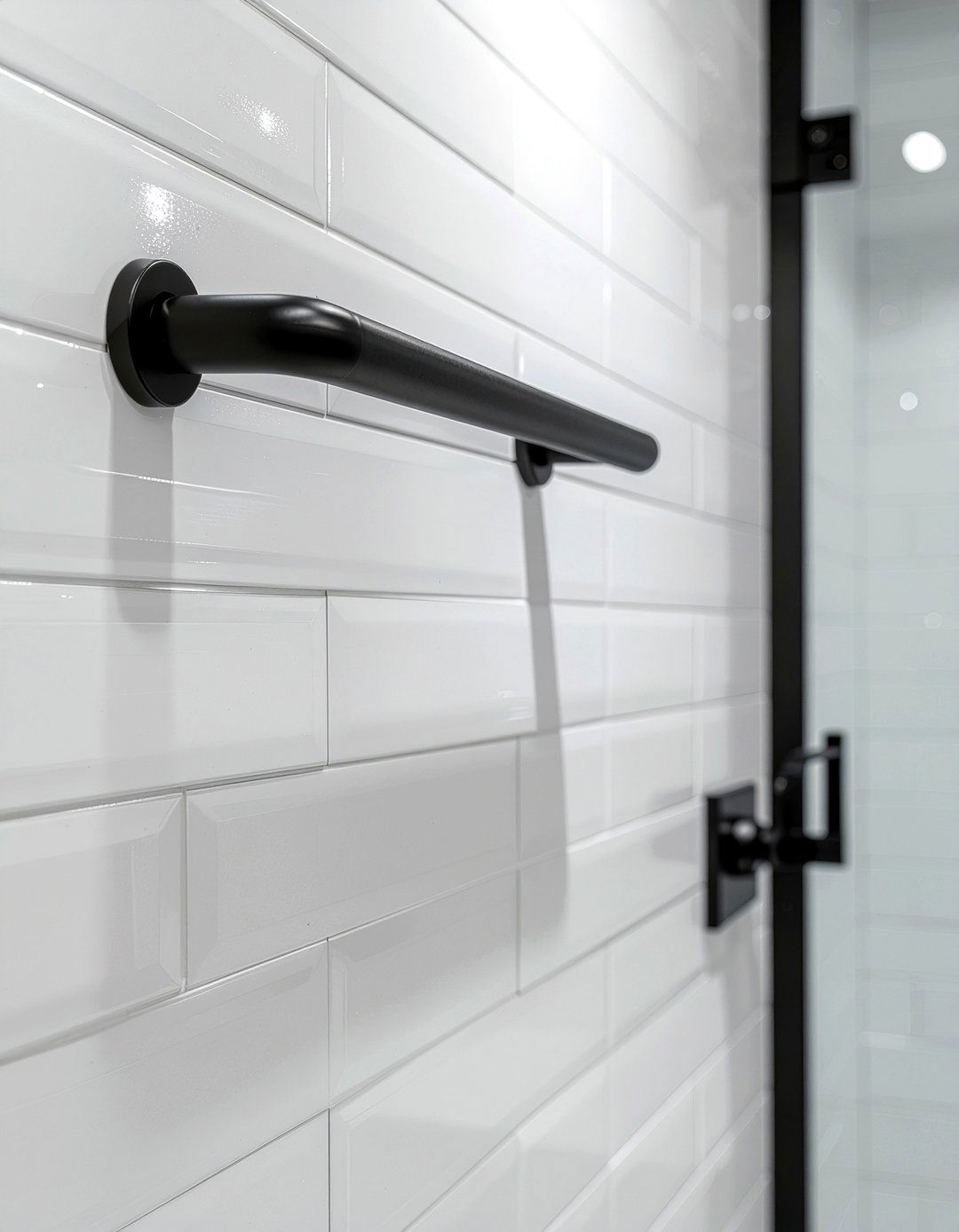 Safety Grab Bar - 30 bathroom improvement ideas