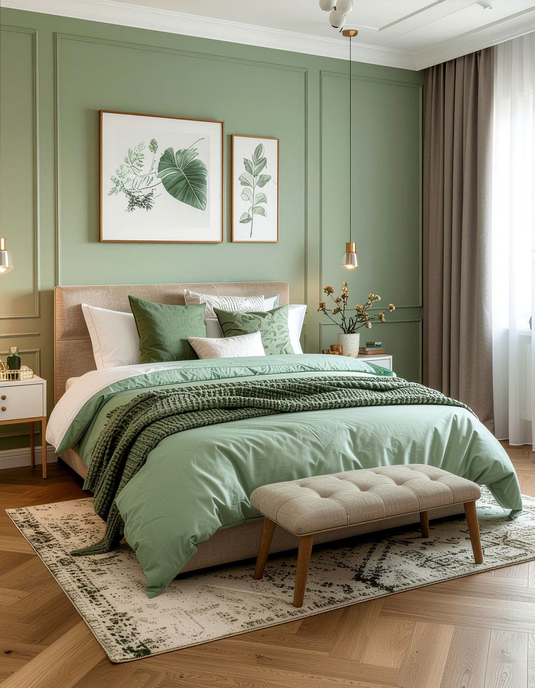 Sage And Olive Green Bedroom - 30 olive green bedroom ideas