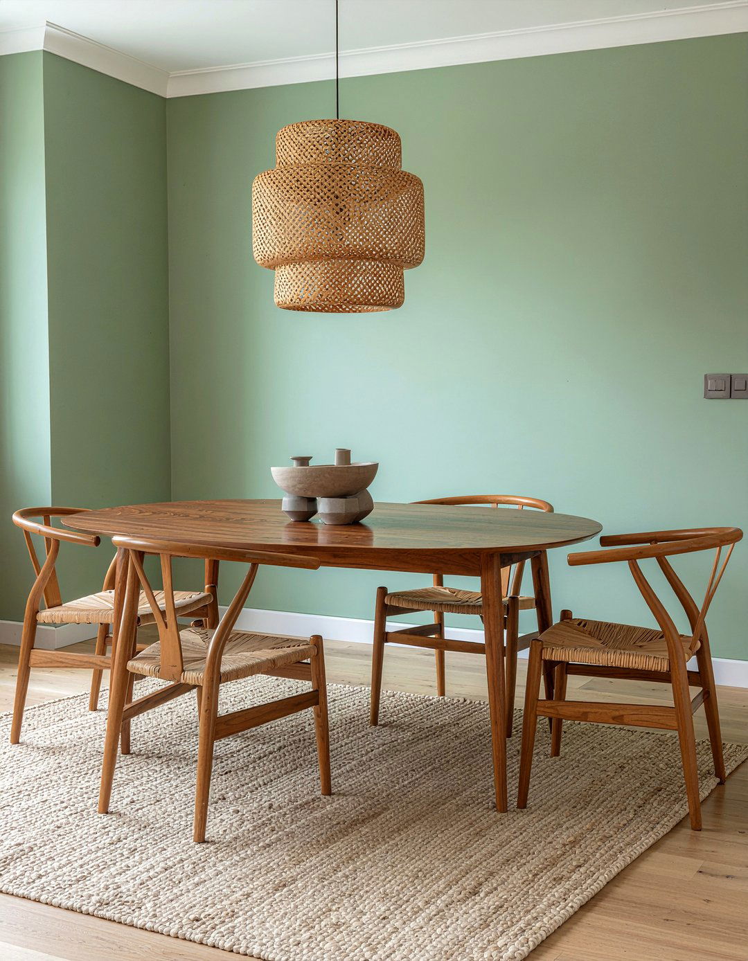 Sage Green And Wood Dining Room - 30 sage green dining room ideas