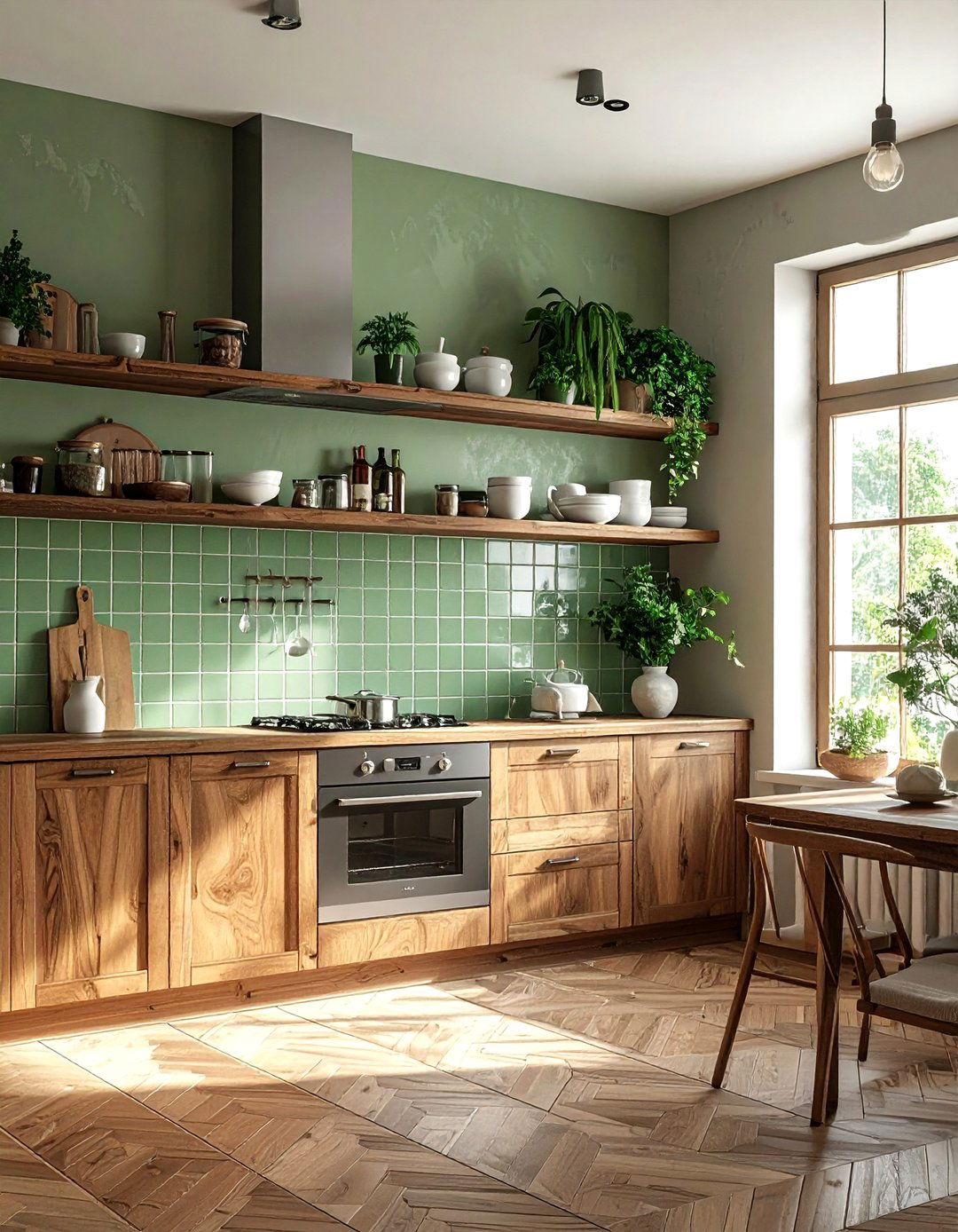 Sage Green Backsplash Tile - 30 sage green kitchen ideas