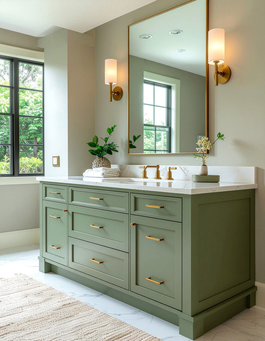 Sage Green Bathroom Vanity - 30 sage green bathroom ideas