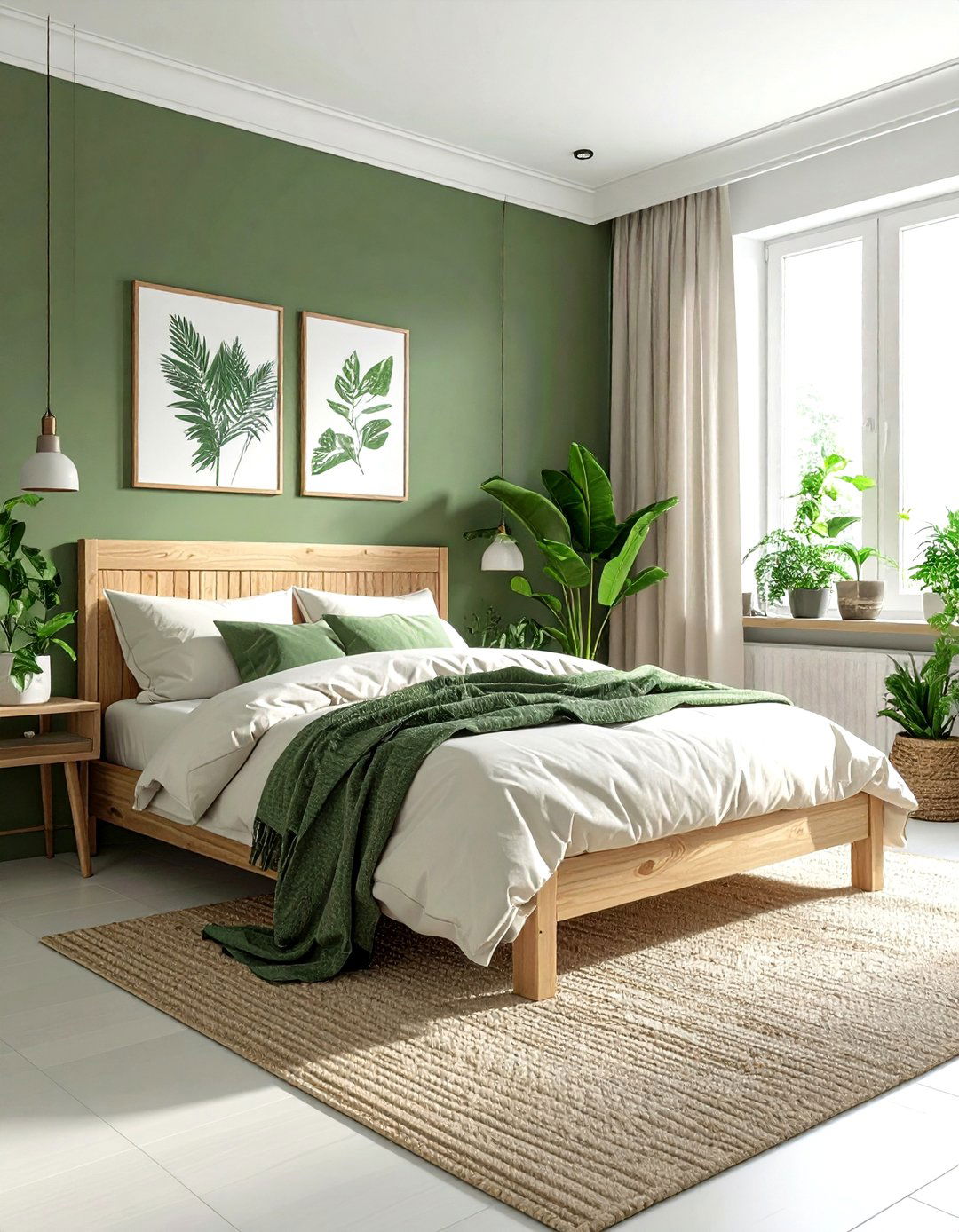 Sage Green Bedroom - 30 cozy bedroom settings