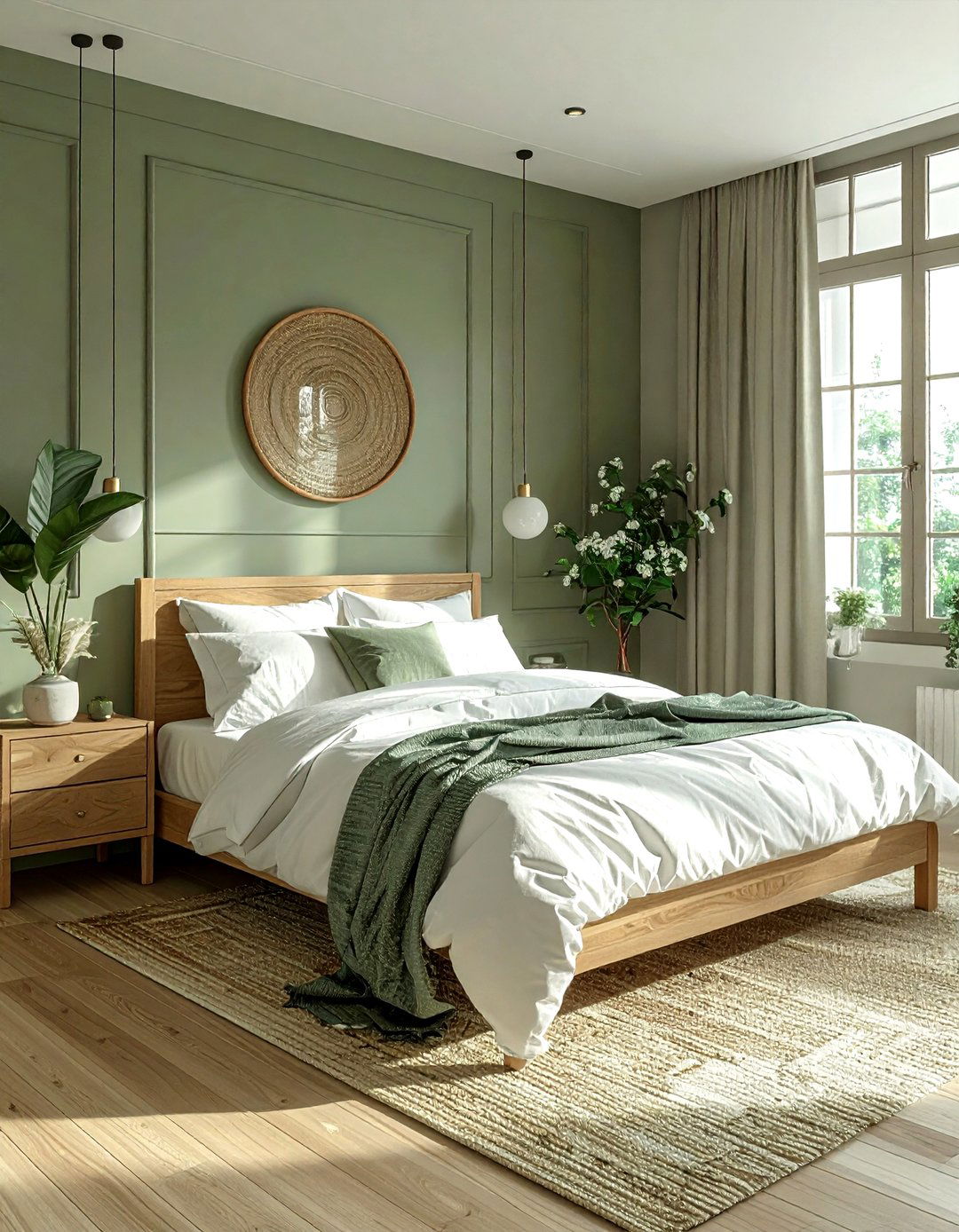 Sage Green Bedroom - 30 elegant bedroom ideas