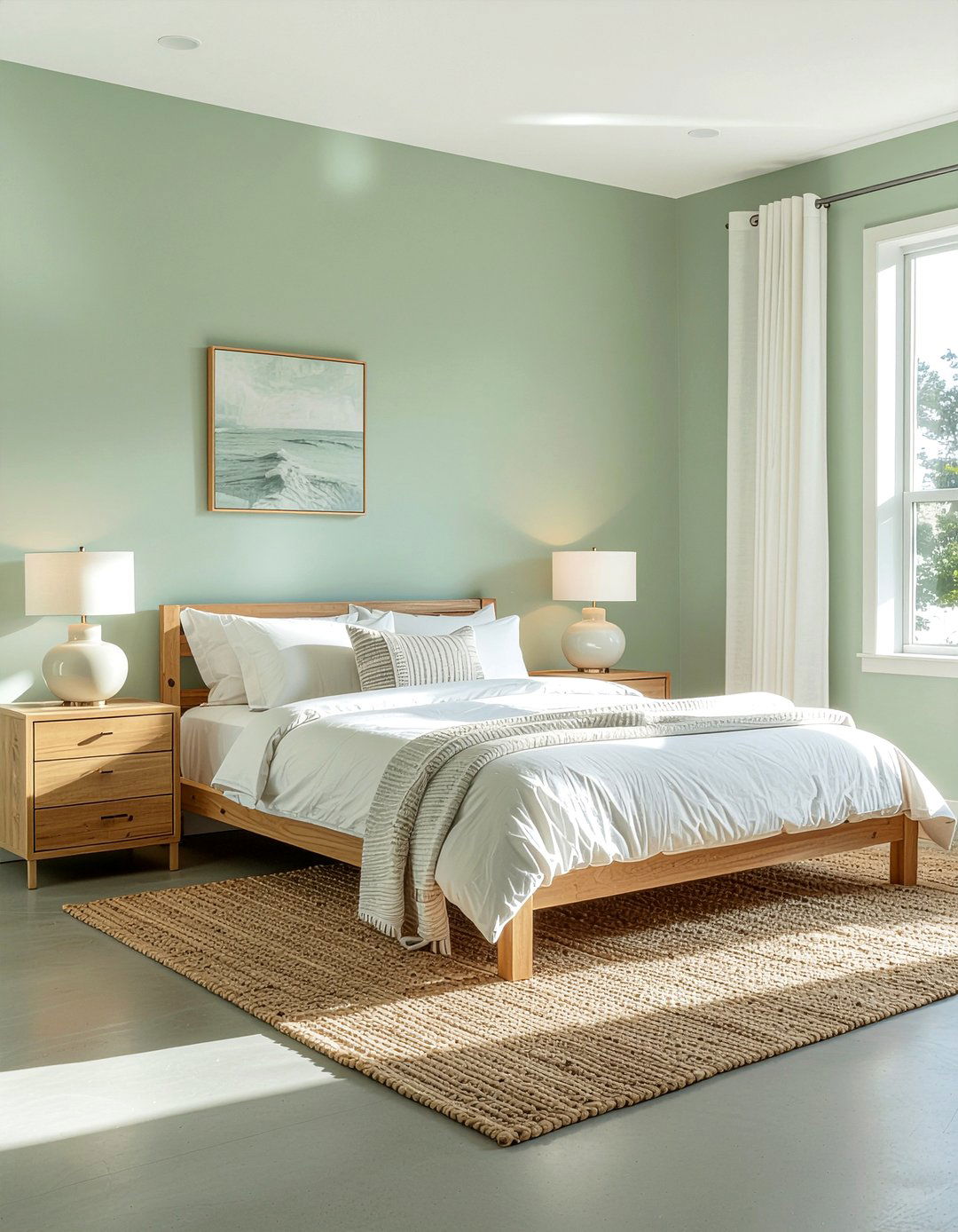 Sage Green Bedroom - 30 green bedroom ideas