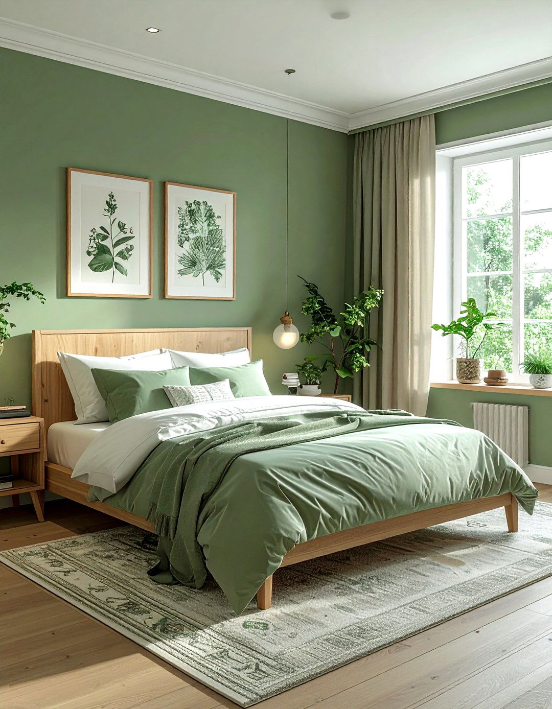 Sage Green Bedroom - 30 retreat bedroom ideas