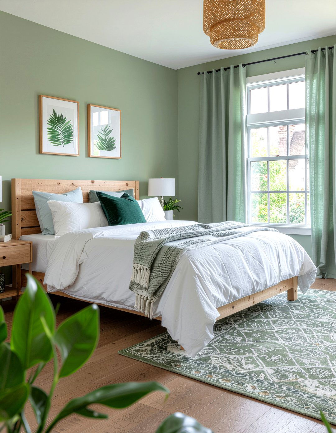 Sage Green Bedroom - 30 sanctuary bedroom ideas