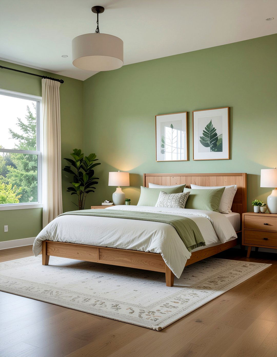 Sage Green Bedroom - 30 weekend bedroom ideas