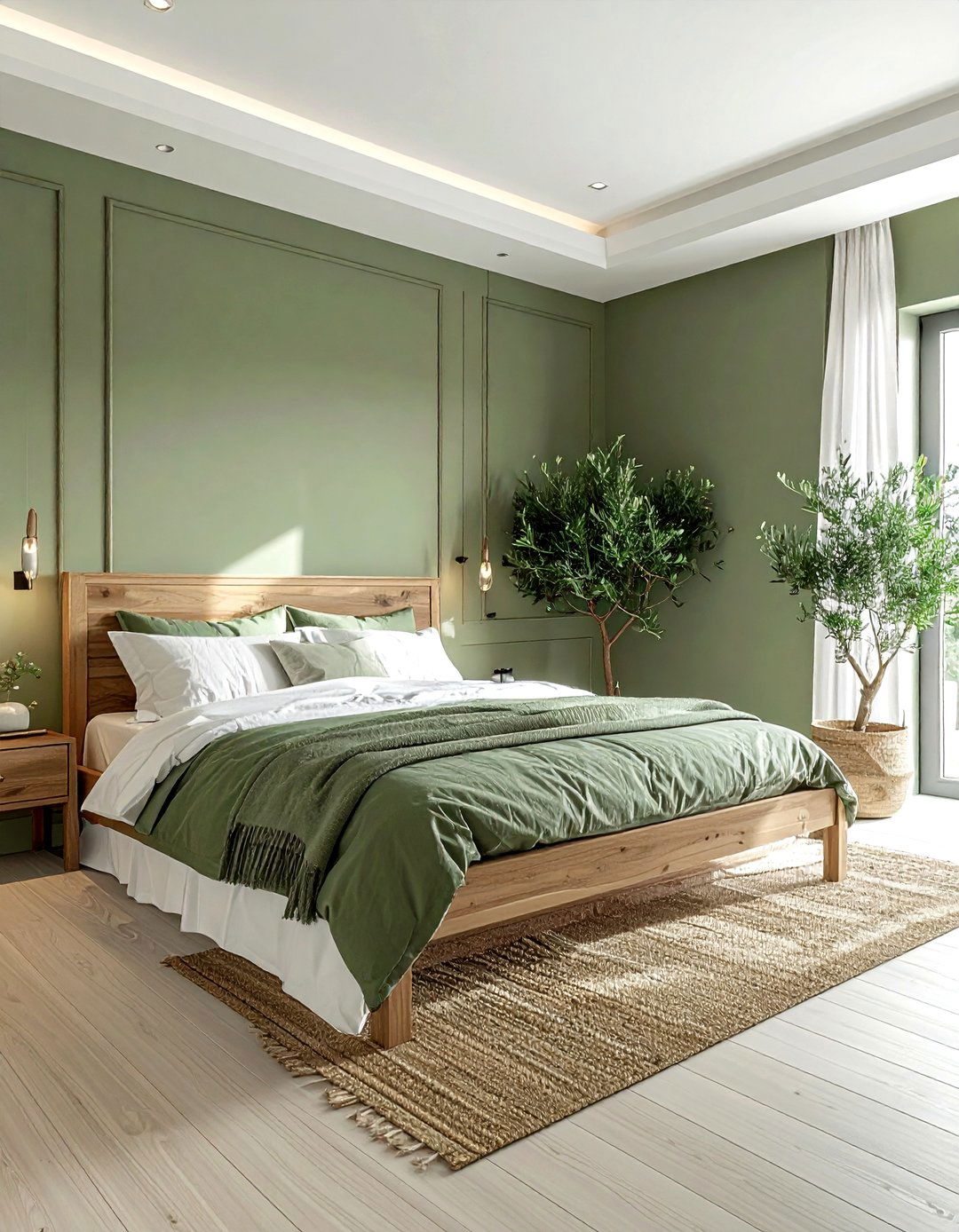 Sage Green Bedroom - 30 airy bedroom ideas