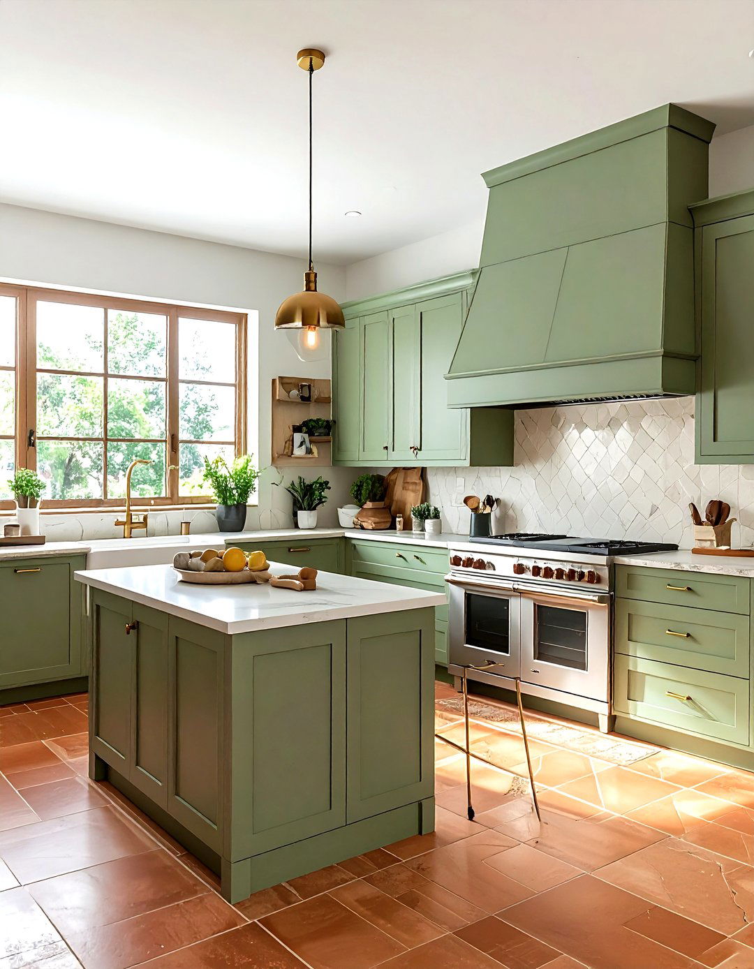 Sage Green Cabinet Color - 30 Southwestern kitchen ideas