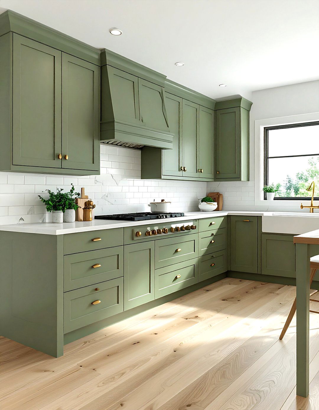Sage Green Cabinetry - 30 California kitchen ideas