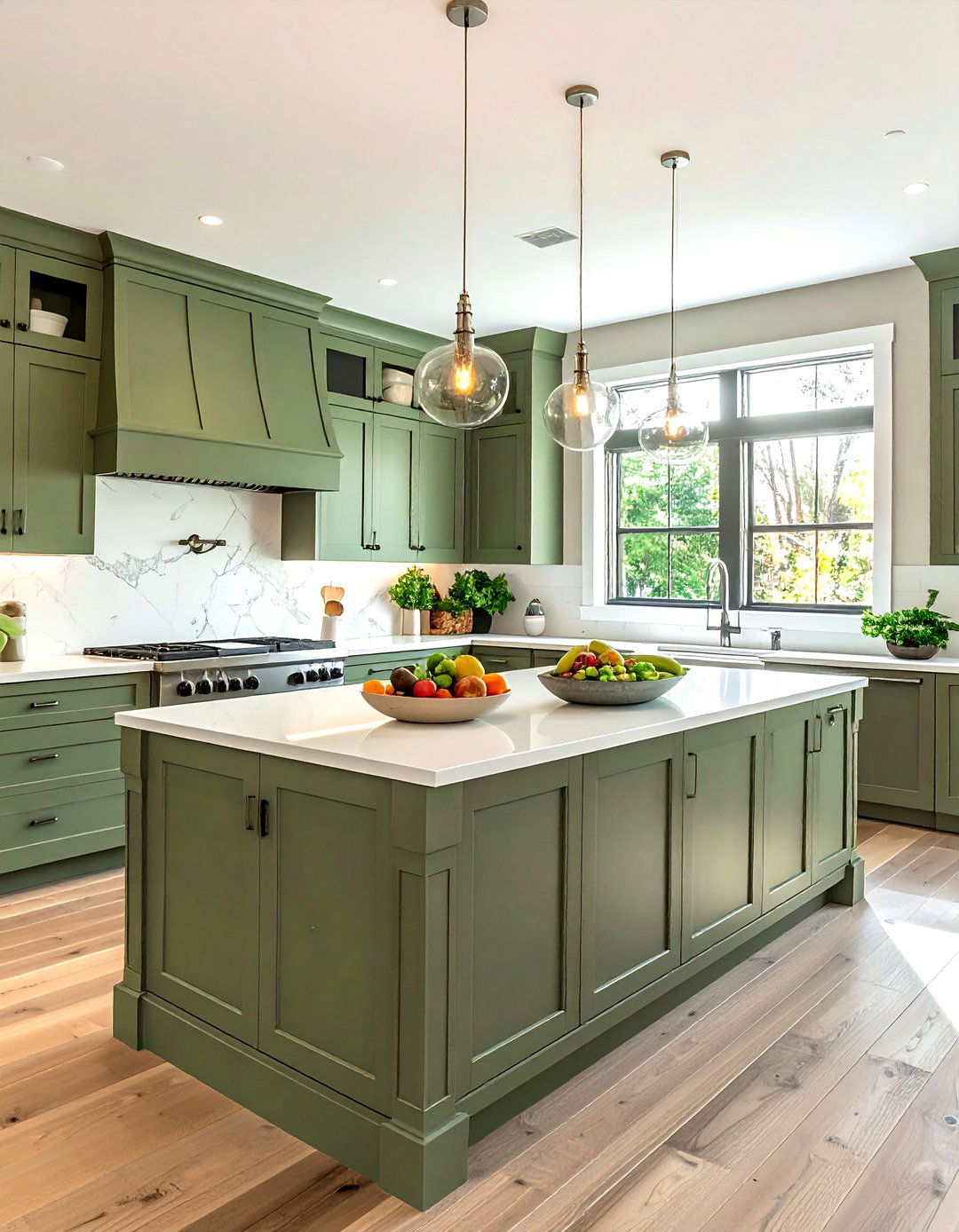 Sage Green Cabinets White Countertops - 30 sage kitchen ideas