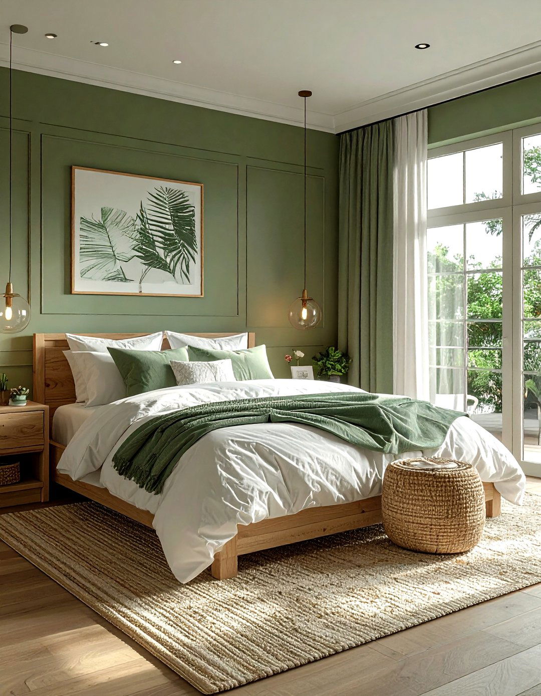 Sage Green Coastal Bedroom - 30 coastal green bedroom ideas
