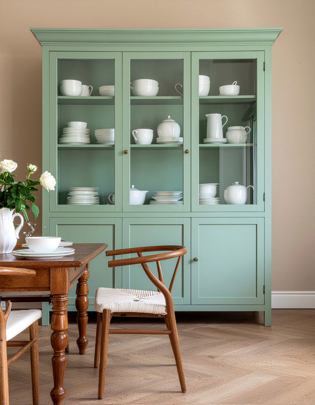 Sage Green Dining Room Cabinet - 30 sage green dining room ideas