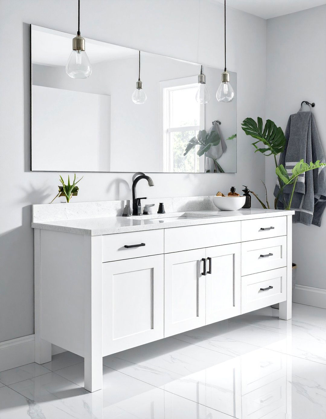 Sage Green Double Vanity - 30 double vanity ideas