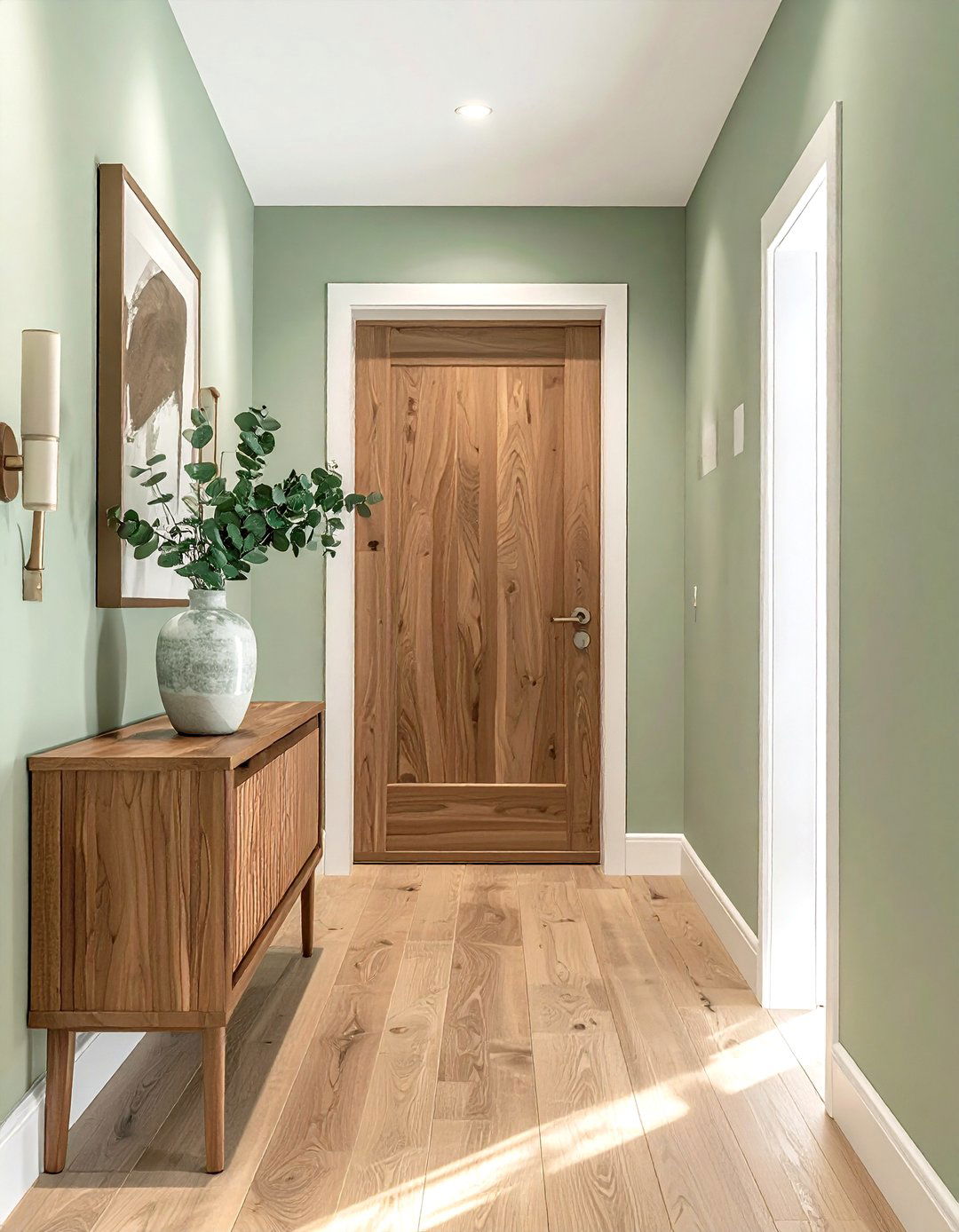 Sage Green Entryway - 30 sage green decor ideas