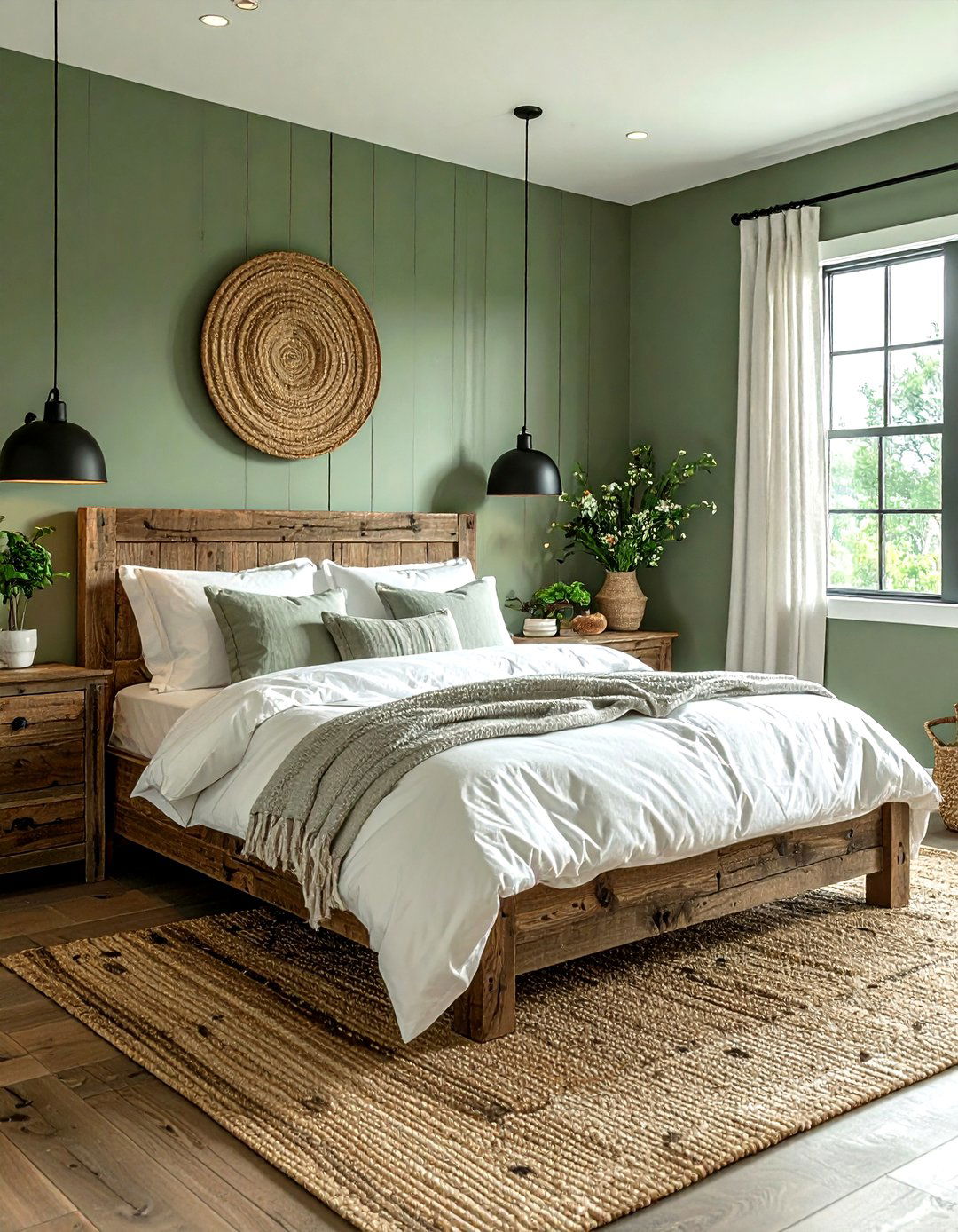 Sage Green Farmhouse Bedroom - 30 farmhouse green bedroom ideas