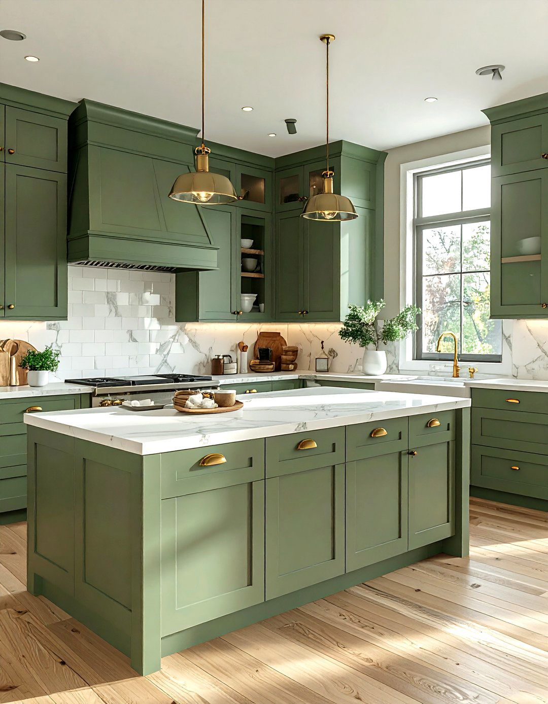 Sage Green Kitchen - 30 kitchen soft settings