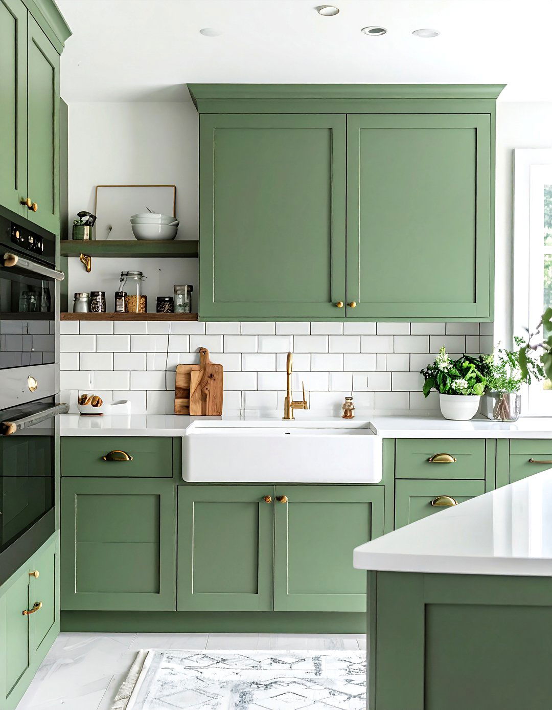 Sage Green Kitchen Cabinets - 30 welcoming kitchen ideas