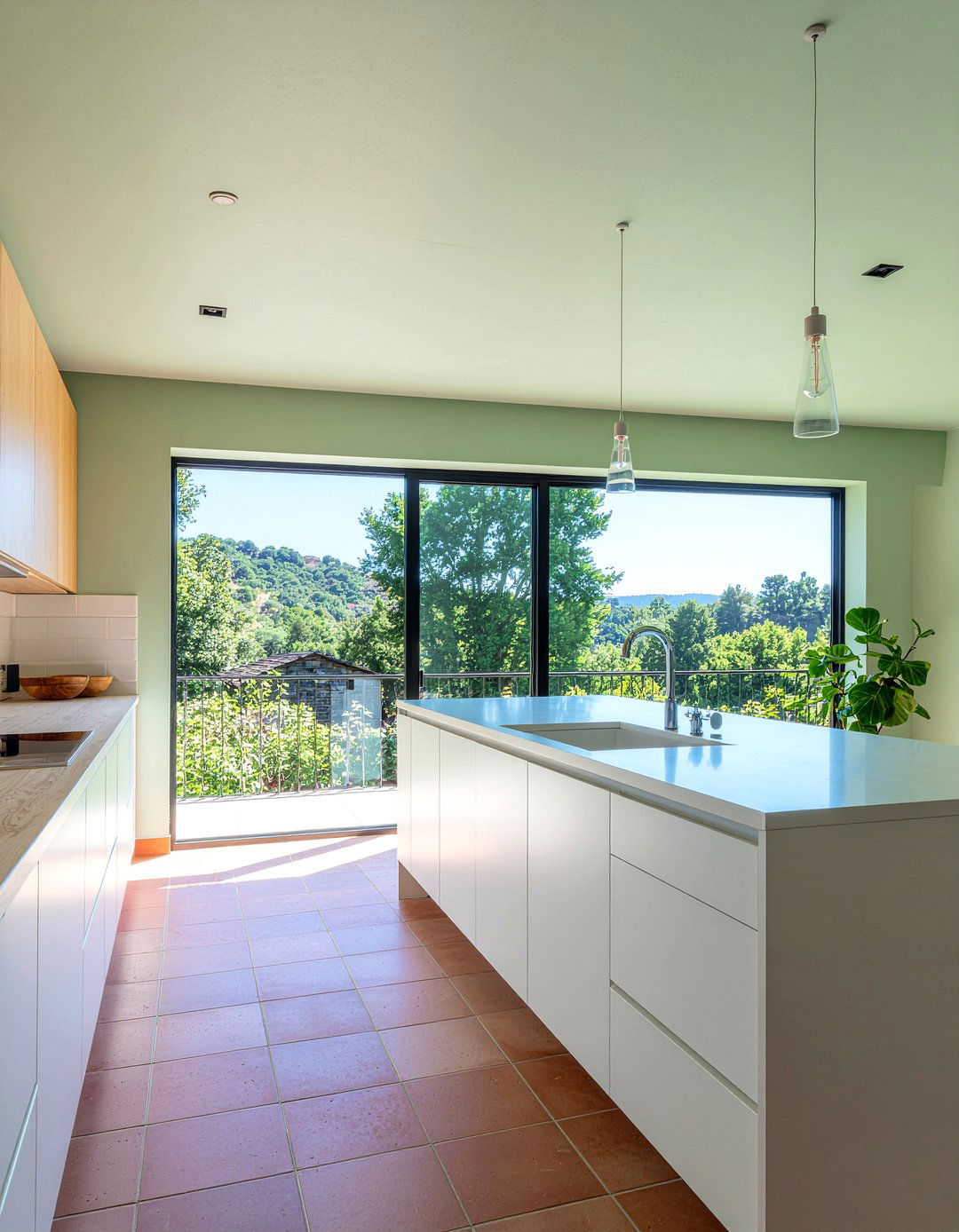 Sage Green Kitchen Ceiling - 30 kitchen painted ceiling ideas