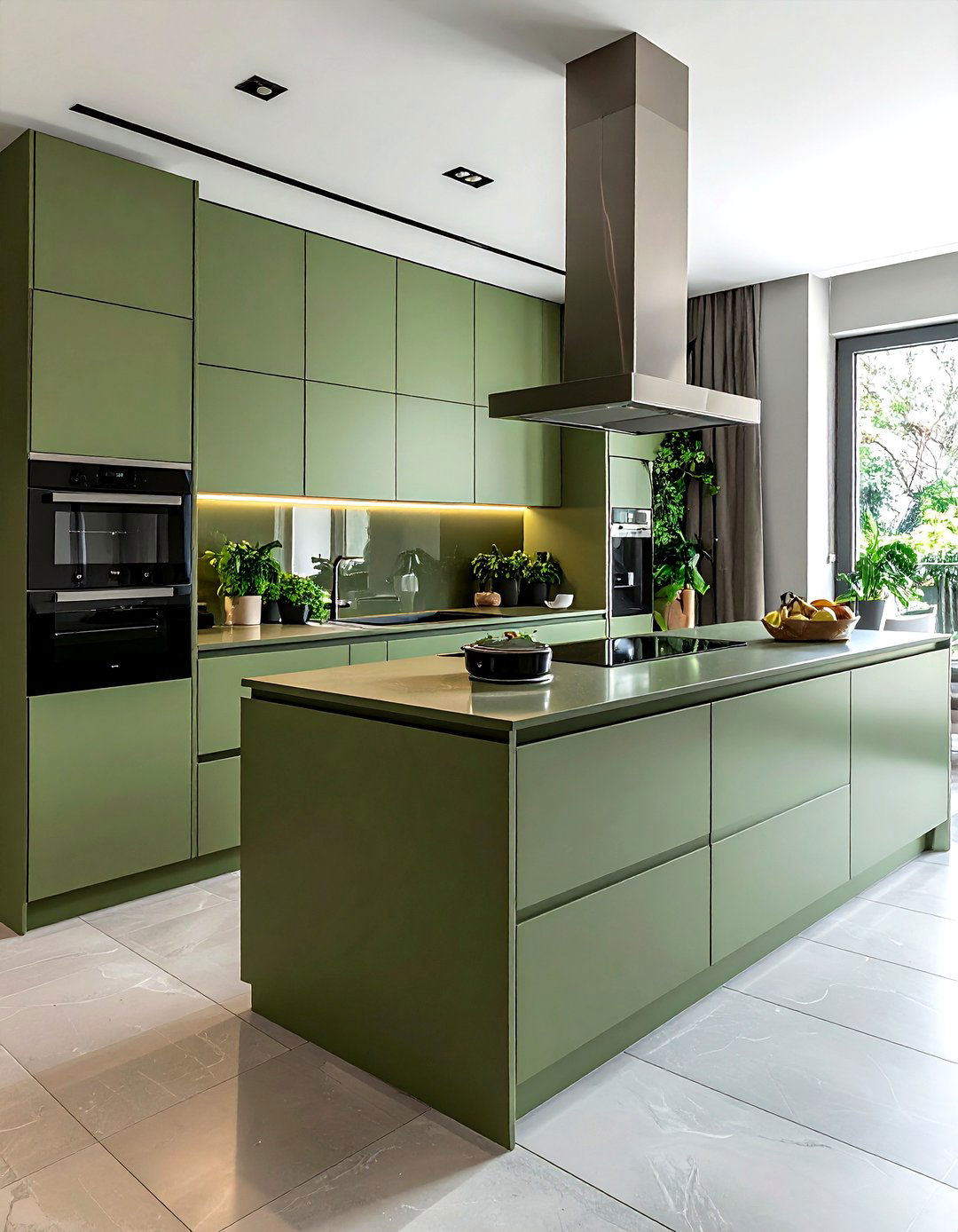 Sage Green Kitchen Hidden Appliances - 30 sage kitchen ideas