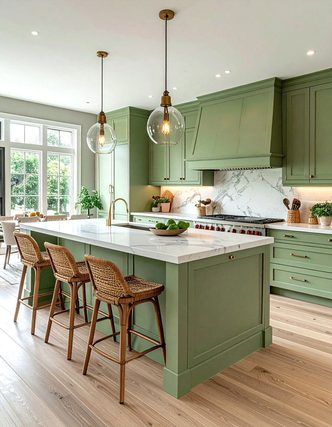 Sage Green Kitchen Island - 30 sage green kitchen ideas