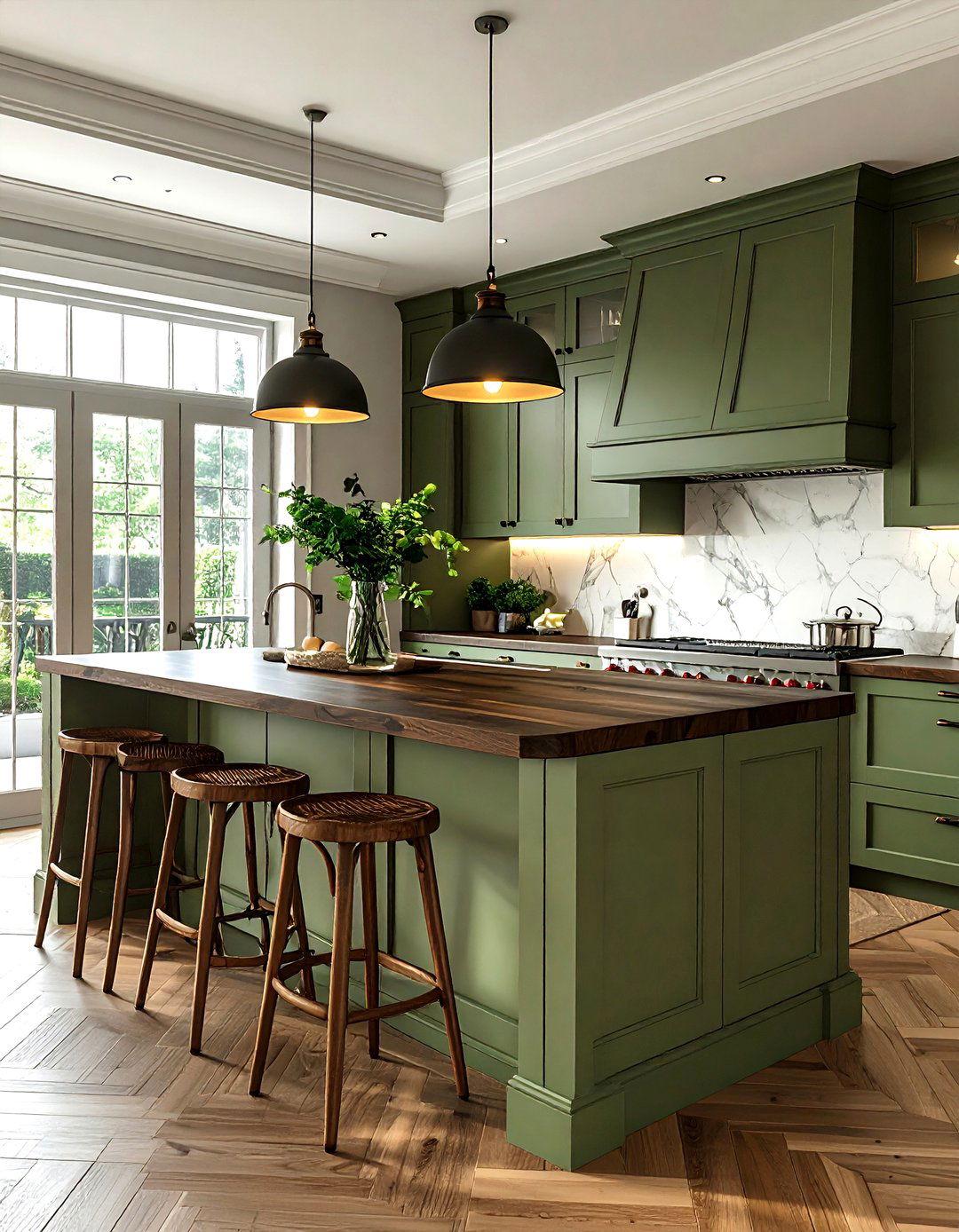 Sage Green Kitchen Island Dark Wood - 30 sage kitchen ideas