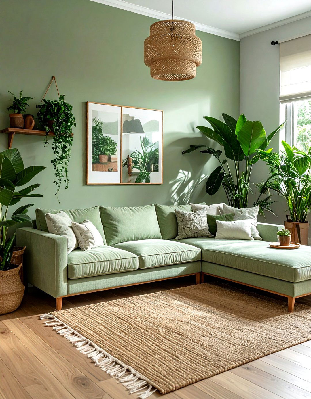 Sage Green Living Room - 30 living room paint color ideas