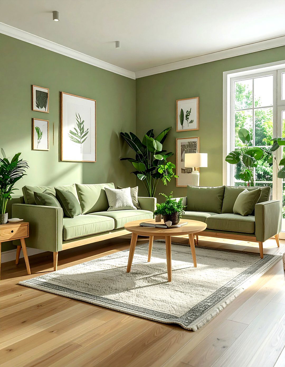 Sage Green Living Room - 30 serene living room ideas