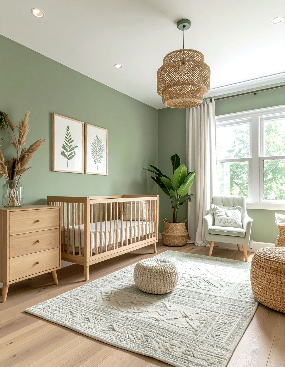 Sage Green Nursery - 30 nursery decor ideas
