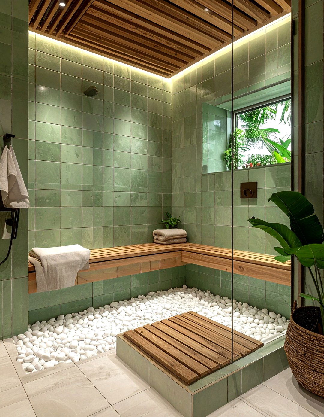 30 Stunning Picket Tile Bathroom Ideas to Inspire You