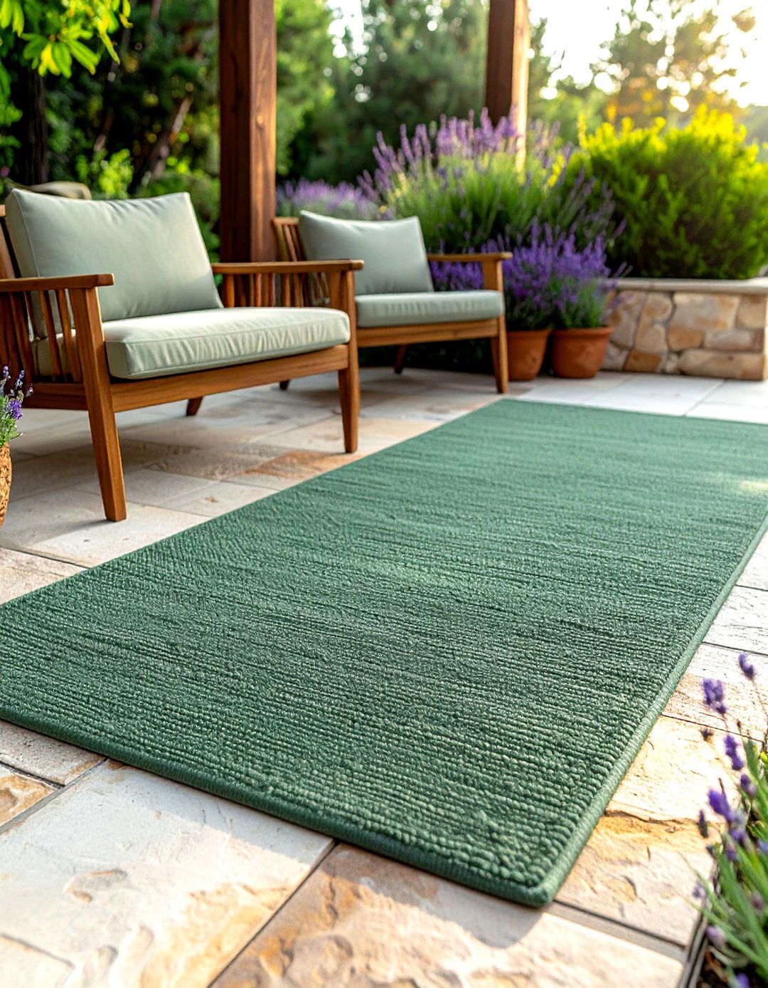 Sage Green Rug - 30 indoor outdoor rug ideas