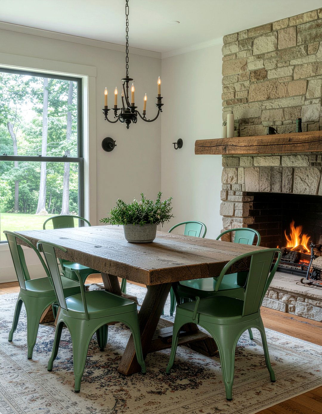 Sage Green Rustic Dining Room - 30 sage green dining room ideas