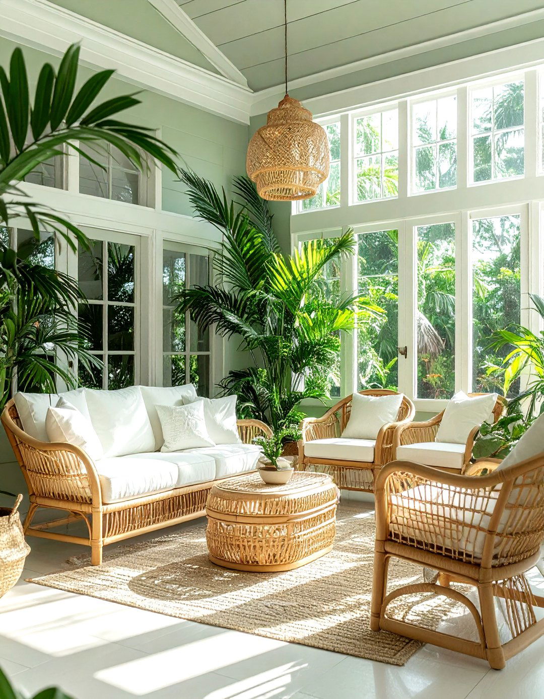 Sage Green Sunroom - 30 sage green decor ideas