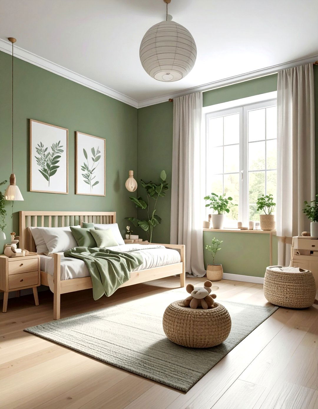 Sage Green Toddler Room - 30 toddler bedroom ideas