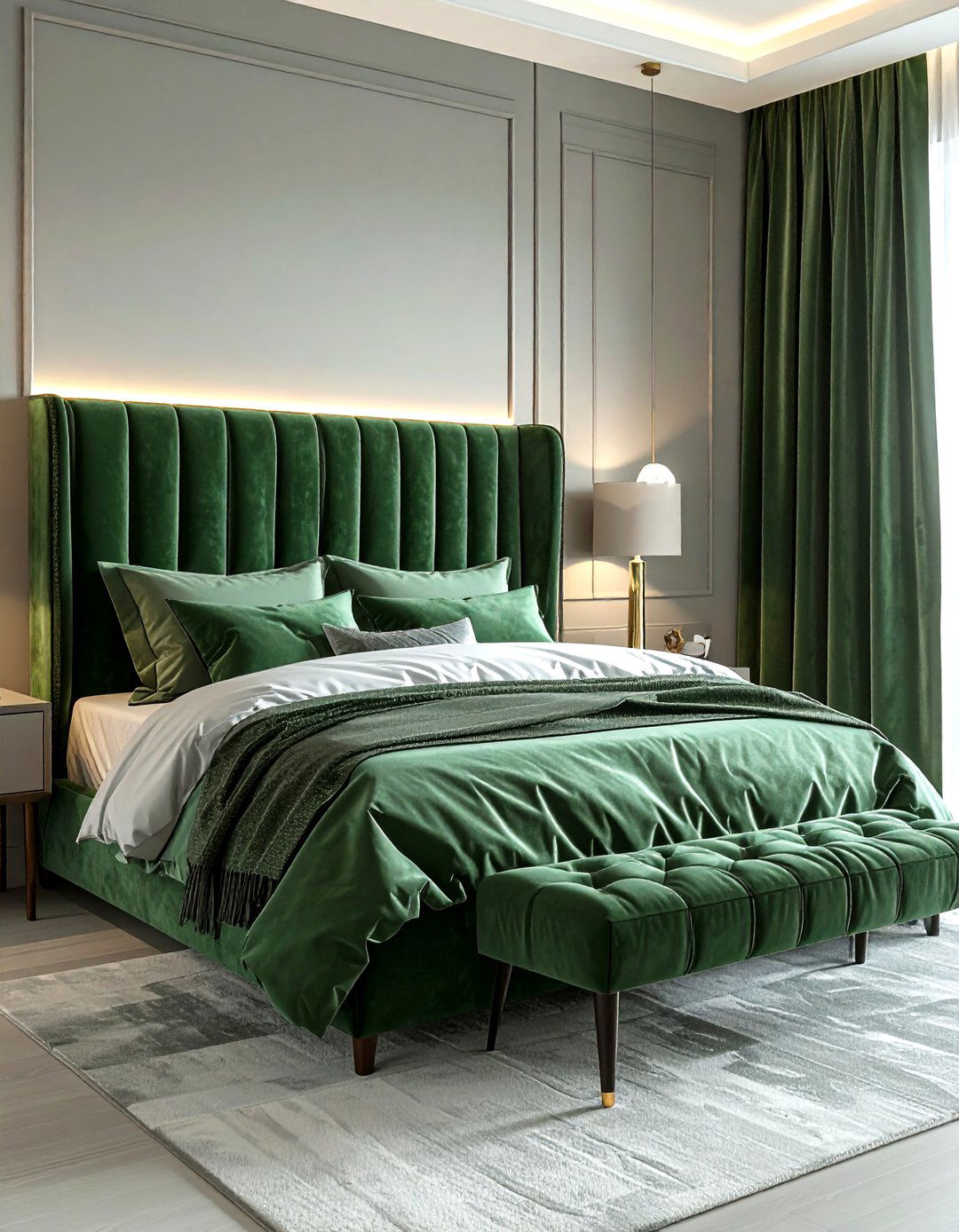 Sage Green Velvet Bedroom - 30 sage bedroom ideas