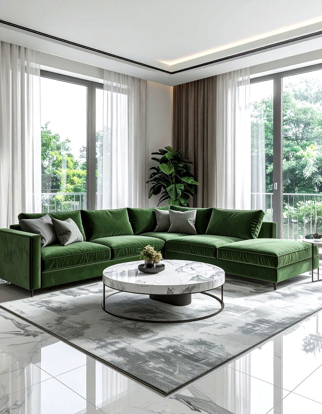 Sage Green Velvet Sofa - 30 sage green decor ideas