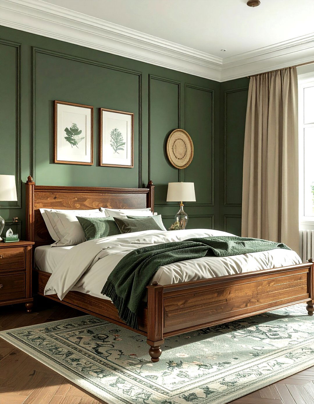 Sage Green Wainscoting Bedroom - 30 sage bedroom ideas