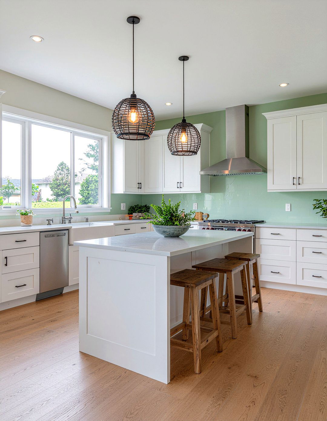 Sage Green Wall Paint - 30 kitchen facelift ideas